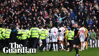 Crowd trouble halts West Brom v Wolves FA Cup derby