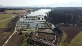 Žovneški grad in jezero