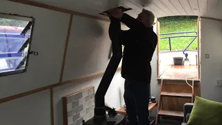 Ed’s narrowboat Ep63 a touch of the flue