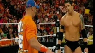 John Cena and Wade Barett Truce (RAW 07 05 2010) Part 1