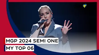 Eurovision 2024 🇸🇪 | Melodi Grand Prix 2024 Semi One - My Top 06 🇳🇴