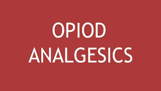 Pharmacology Of Opioid Analgesics by Dr. Shikha Parmar
