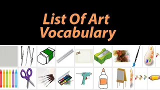 list of art vocabulary