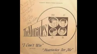 The Monacles - I Can't Win.(1966).