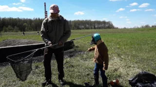 Очистка реки в Минске от мусора