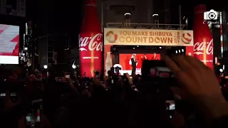 New year countdown 2018 - Shibuya, Tokyo