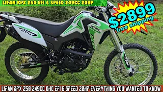 Lifan KPX 250 | 249cc | EFI | 6 Speed | Overhead Cam | 20HP Everything you want to know