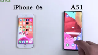 SAMSUNG A51 vs iPhone 6s | Speed Test Comparison