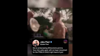 Jake Paul trolls Conor Mcgregor about his training footage
