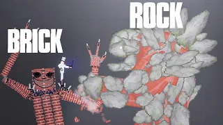 Rock Elemental Golem vs Brick Golem Boss [People Playground 1.27 preview]