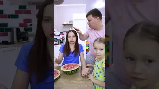 OMG She hid chupa chups in a watermelon!😱 #shorts Best video by Tiktomiki