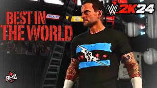 Epic Showdown: CM Punk Vs John Cena | Money in The Bank 2011 | WWE 2K24