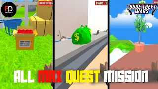 Dude Theft Wars Max Quest Mission Unlock | How To Complete Max Quest In Dude Theft Wars