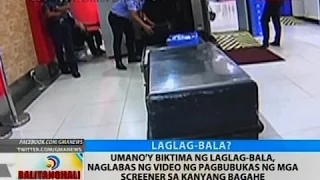 BT: Umano'y biktima ng laglag-bala, naglabas ng video ng pagbubukas ng kanyang bagahe