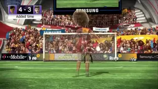 Kinect Sports soccer futbol match starring TrinityQiTrance Xbox 360 720P gameplay