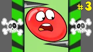 Несносный КРАСНЫЙ ШАРИК спасает любимую #3. Мультик ИГРА Red Ball 3 на Игрули TV