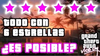 GTA: Vice City con 6 ESTRELLAS POLICIALES - ¿ES POSIBLE PASARLO?