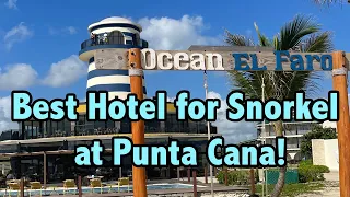 Ocean El Faro - Punta Cana, Best hotel for snorkelling right from the hotel's beach!