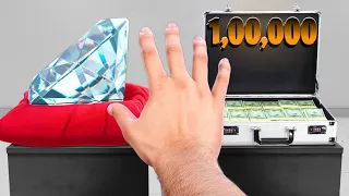 Would You Rather Have A Giant Diamond Or 1,00,000?