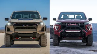 2023 GMC Canyon vs 2023 Chevrolet Colorado, Which one is really worth $30k?!!