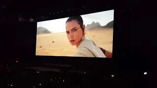 Crowd reaction to Star Wars: The Rise of Skywalker teaser at Celebration 2019