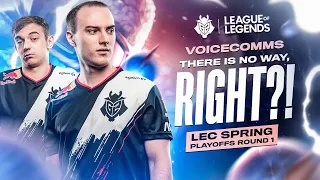 There is no way, right? | LEC Spring 2020 Playoffs G2 vs MAD Lions Voicecomms