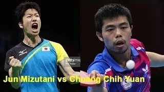[Sport TV] Jun Mizutani vs Chuang Chih Yuan Table Tennis Men Singles Semi Final 2013 | Hightlights