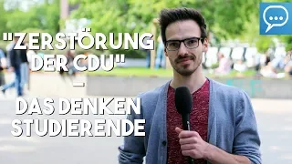 "Die Zerstörung der CDU" - Pointer fragt Studierende zum Rezo-Video