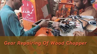 Wood Chopper-Gear box Repairing