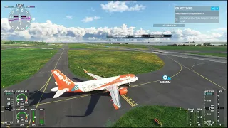 Microsoft flight sim Xbox series s isle of man to belfast aldergrove. plus look around Airport.