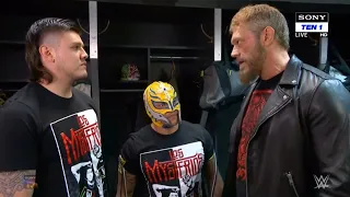 Edge and Mysterios Backstage Segment | WWE Raw Today |