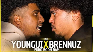 (FINAL ESPETACULAR 🔥) YOUNGUI X BRENNUZ | GRANDE FINAL | BOOM BAP PURO | 87° | Batalha Da Linear