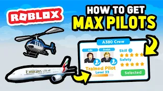 How To Get MAX PILOTS in Cabin Crew Simulator (Roblox)