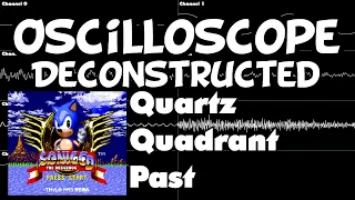 Sonic CD - Quartz Quadrant Zone Past - Oscilloscope Deconstruction