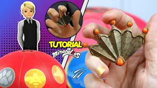 DIY The new Miraculous Ladybug | How to make Felix PEACOCK brooch of STRIKEBACK Miraculous crafts