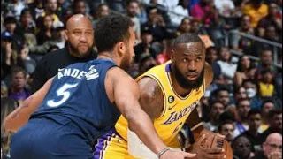 Minnesota Timberwolves vs Los Angeles Lakers Full Game Highlights | Oct 12 | 2022 NBA Preseason