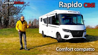 Rapido C86i: il nuovo motorhome compatto, ma estremamente confortevole, della casa francese