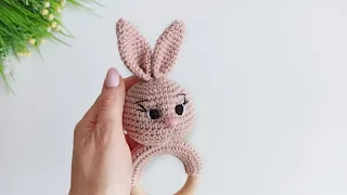 How to embroider eyelashes and eyebrows for an amigurumi bunny