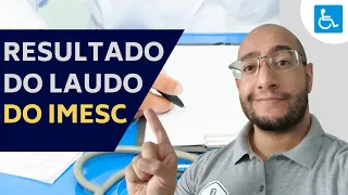 LAUDO DO IMESC RESPONDIDO NO  SIVEI E DEFERIMENTO DO IPVA PCD