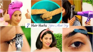 7 LIFE Saving HAIR HACKS You MUST TRY | #BeautyHacks #Aegte #Onion #Anaysa