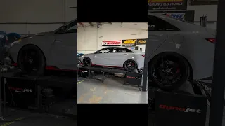 Stock Elantra N DCT pulls with no NGS and with NGS