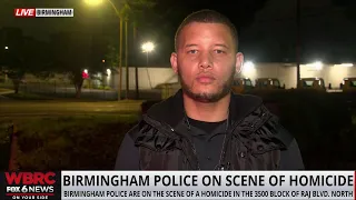 Birmingham Police on scene of homicide