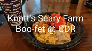 2023 Knott's Scary Farm: Boo-fet (Mrs. Knott's Chicken Dinner Restaurant Seating) 9/23/23