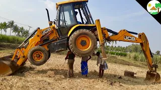 JCB stunts in village #JCBdigger#roadroller#tractors#tractergame#tractorvideo#harvester#kubota#