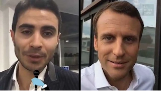 Sur Snapchat, Macron donne des conseils à un étudiant qui a "craqué pour sa prof"