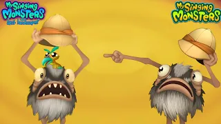 MSM Original & Noramba Desert Monsters Comparison ~ My Singing Monster