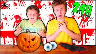 HALLOWEEN ZWINGT UNS 24 Std. GRUSEL SNACKS ESSEN  👻 SCARY TipTapTube FOOD SH-Gang