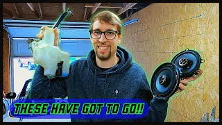 Removing speakers and washer fluid tank! Miata Weight Reduction EP.5