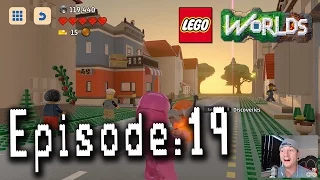 Let's Play Lego Worlds: Episode 19: Exploring a LEGO Creator Town!