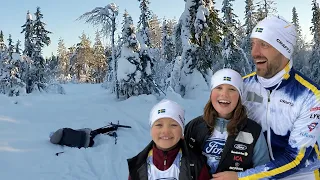 Chaos in the ski track! VLOG